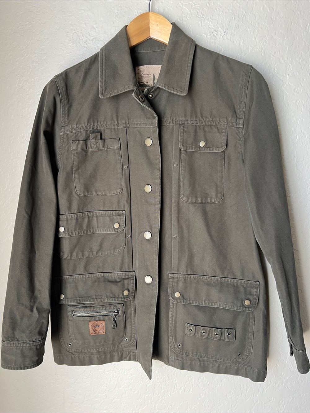 Ralph Lauren vintage Utility fly fishing jacket khaki green - Picture 2 of 8